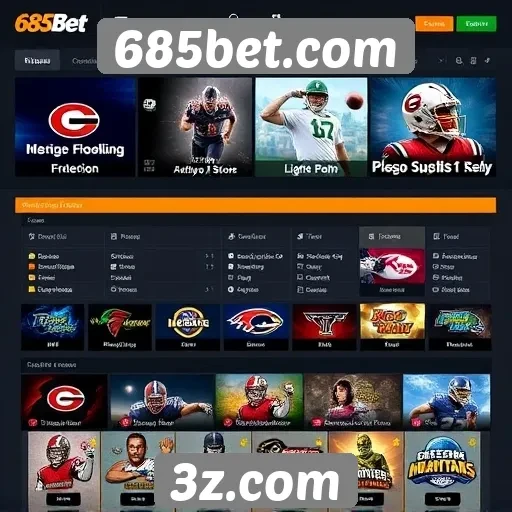 Variedade de jogos e esportes disponíveis em 685bet.com
